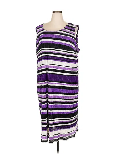 Pre-owned Catherines Casual Dress In Purple