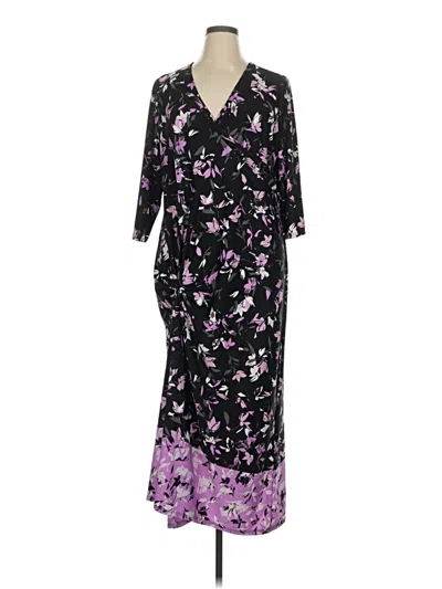 Pre-owned Catherines Casual Dress In Purple