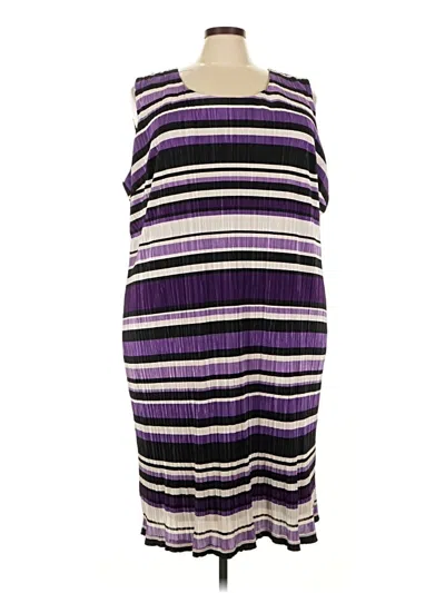 Pre-owned Catherines Casual Dress In Purple