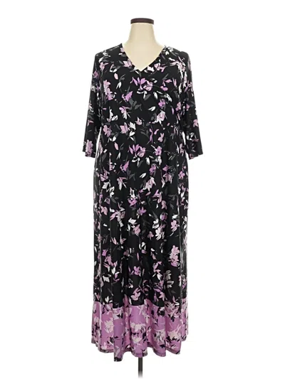 Pre-owned Catherines Casual Dress In Purple