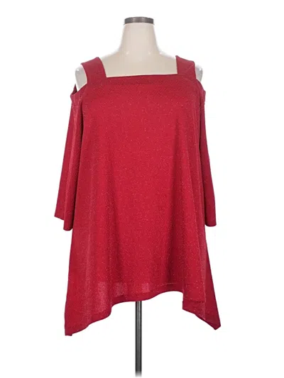 Pre-owned Catherines Casual Dress In Red