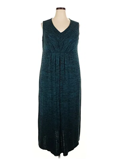 Pre-owned Catherines Casual Dress In Teal