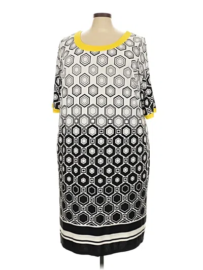 Pre-owned Catherines Casual Dress In Yellow