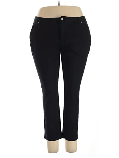 Pre-owned Catherines Casual Pants In Black