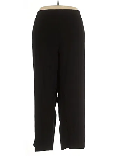 Pre-owned Catherines Casual Pants In Black