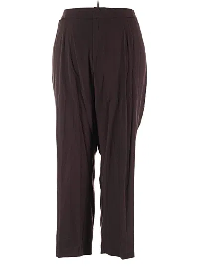 Pre-owned Catherines Casual Pants In Brown