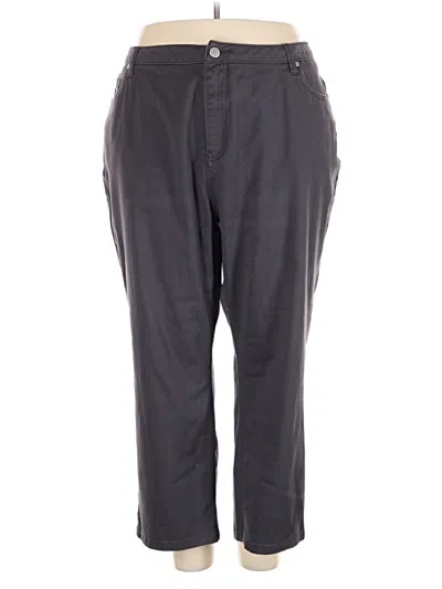 Pre-owned Catherines Casual Pants In Gray