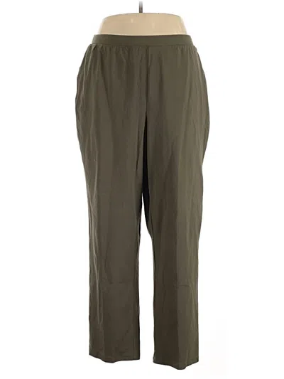 Pre-owned Catherines Casual Pants In Green