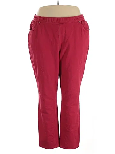 Pre-owned Catherines Casual Pants In Red