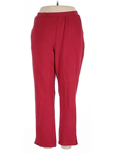 Pre-owned Catherines Casual Pants In Red