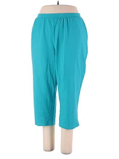 Pre-owned Catherines Casual Pants In Teal