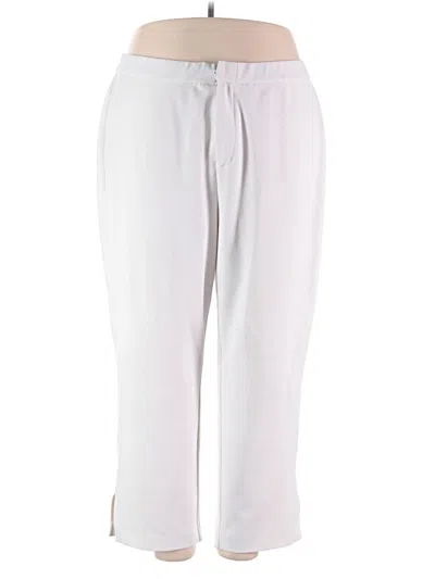 Pre-owned Catherines Casual Pants In White