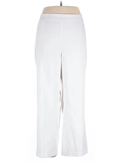 Pre-owned Catherines Casual Pants In White