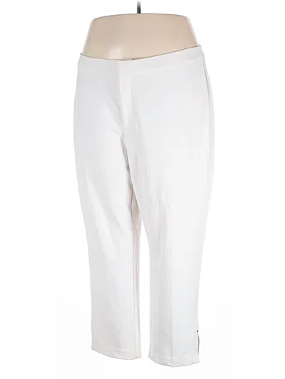 Pre-owned Catherines Casual Pants In White