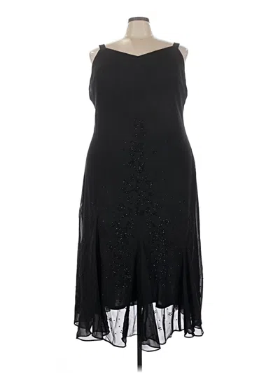 Pre-owned Catherines Cocktail Dress In Black
