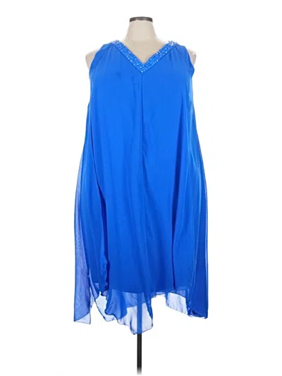 Pre-owned Catherines Cocktail Dress In Blue