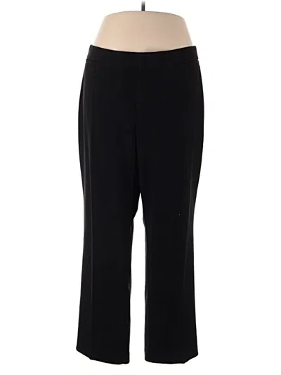 Pre-owned Catherines Dress Pants In Black