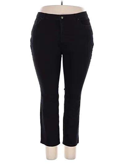 Pre-owned Catherines Jeggings In Black