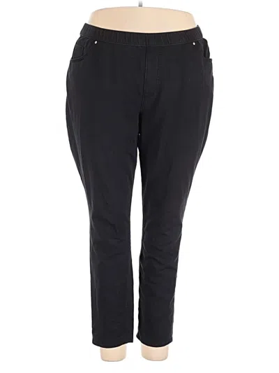 Pre-owned Catherines Jeggings In Black