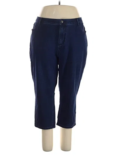 Pre-owned Catherines Jeggings In Blue