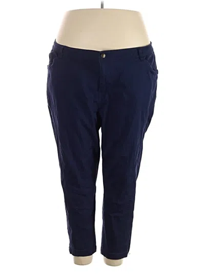 Pre-owned Catherines Jeggings In Blue