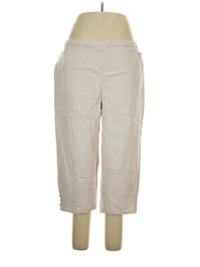 Pre-owned Catherines Khaki Pant In Tan