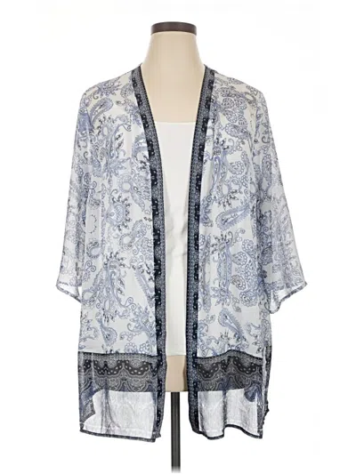 Pre-owned Catherines Kimono In Blue