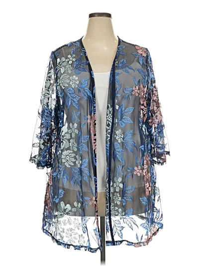 Pre-owned Catherines Kimono In Blue