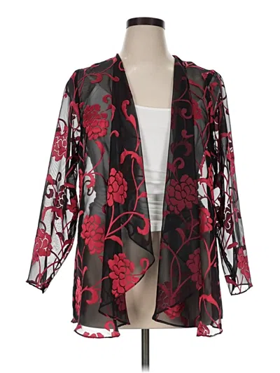 Pre-owned Catherines Kimono In Burgundy
