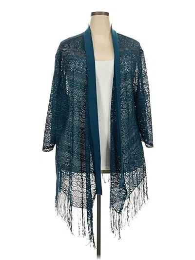 Pre-owned Catherines Kimono In Teal