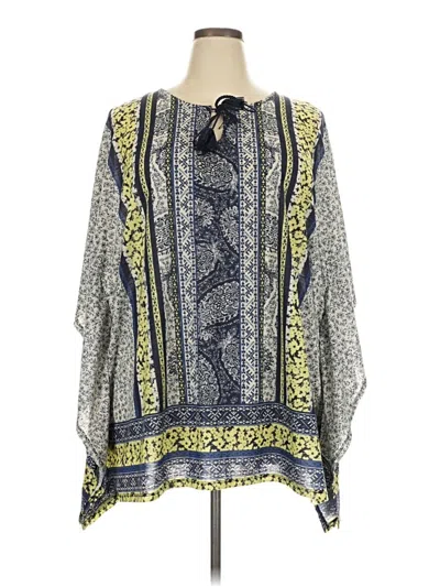 Pre-owned Catherines Poncho In Blue