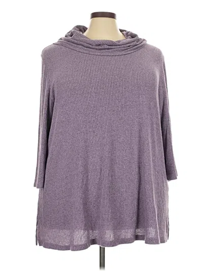 Pre-owned Catherines Poncho In Purple