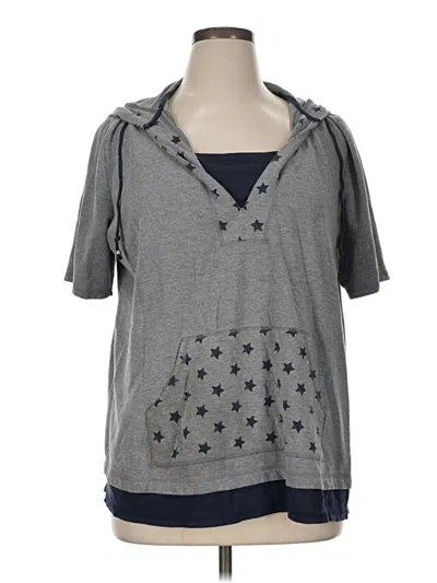 Pre-owned Catherines Pullover Hoodie In Gray