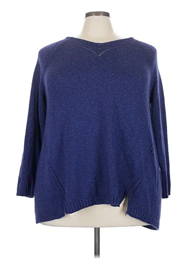 Pre-owned Catherines Pullover Sweater In Blue