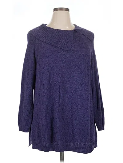 Pre-owned Catherines Pullover Sweater In Purple