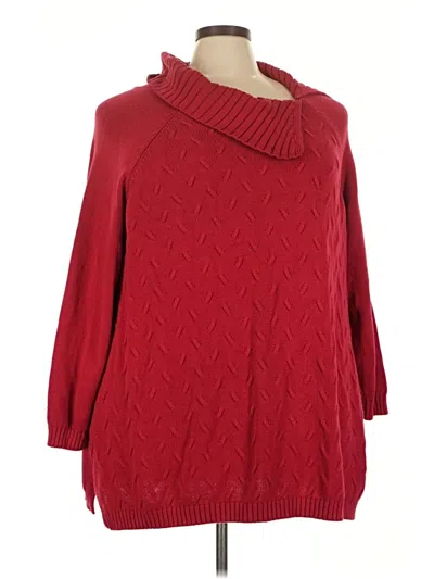 Pre-owned Catherines Pullover Sweater In Red