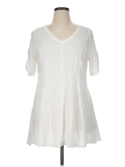 Pre-owned Catherines Short Sleeve T-shirt In Ivory