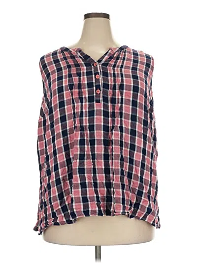 Pre-owned Catherines Sleeveless Blouse In Pink