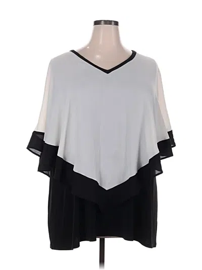 Pre-owned Catherines Sleeveless Blouse In Silver