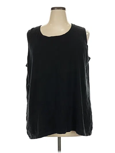 Pre-owned Catherines Sweater Vest In Black