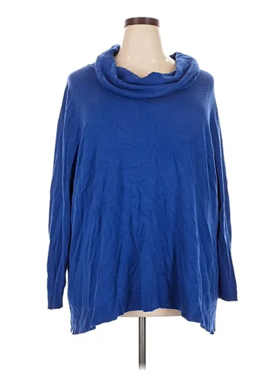 Pre-owned Catherines Turtleneck Sweater In Blue