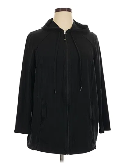 Pre-owned Catherines Zip Up Hoodie In Black