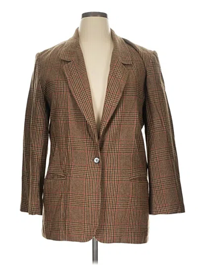 Pre-owned Cathy Daniels Blazer Jacket In Brown