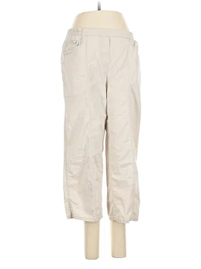 Pre-owned Cathy Daniels Cargo Pants In White