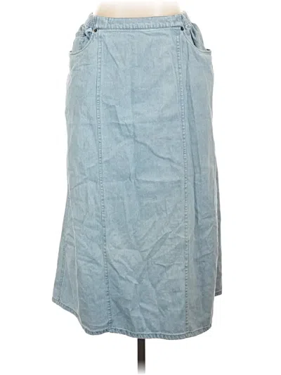 Pre-owned Cathy Daniels Denim Skirt In Blue