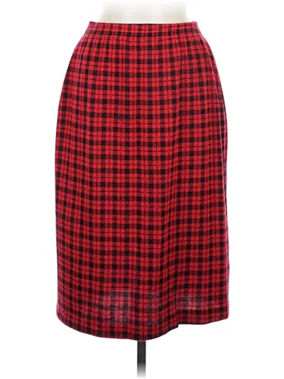Pre-owned Cathy Daniels Formal Skirt In Red