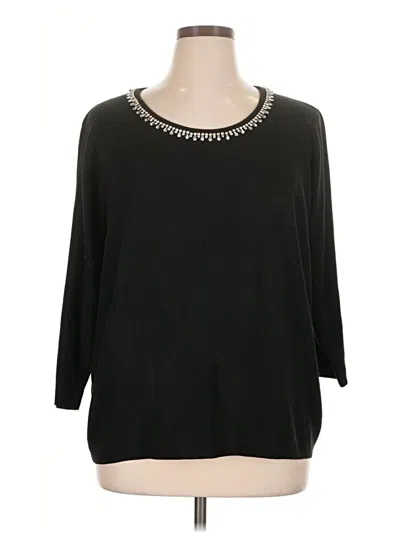 Pre-owned Cathy Daniels Pullover Sweater In Black