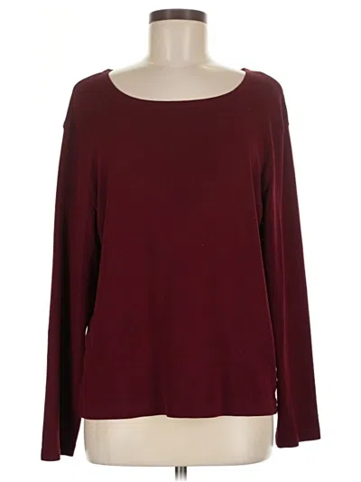 Pre-owned Cathy Daniels Pullover Sweater In Burgundy