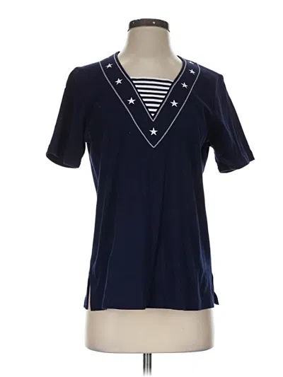 Pre-owned Cathy Daniels Short Sleeve T-shirt In Blue