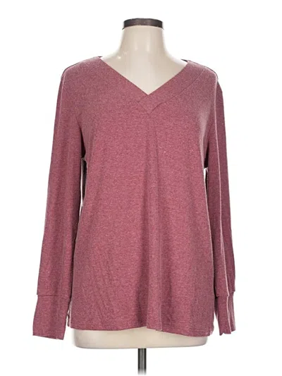 Pre-owned Cathy Pullover Sweater In Burgundy
